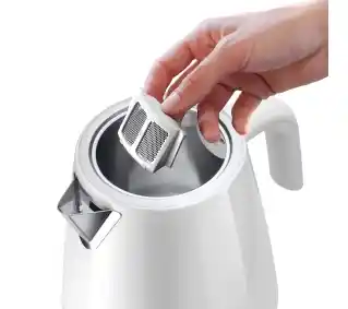 DeLonghi Eclettica KBY2011W 1,7l 2200W Regulacja temperatury Czajnik kuchenny