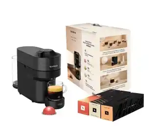 Delonghi Ekspres Nespresso Vertuo Pop ENV90.B plus zestaw kaw