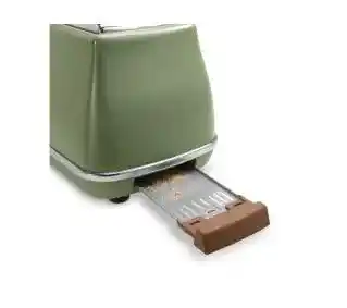 DeLonghi Icona Vintage CTOV 2103.GR Ruszt do bułek Rozmrażanie 900W Toster