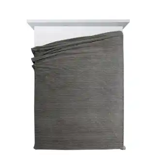 DESIGN 91 koc LISA z wytłaczanym wzorem pasów 170x210cm stalowy