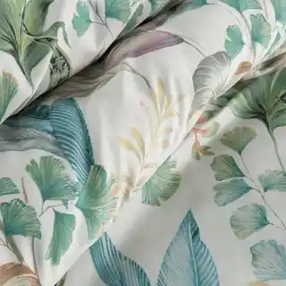 Design 91 Pościel z mikrowłókna 220x200 Lea 01 liście miętowa D91