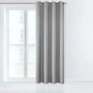 Design 91 zasłona gotowa na przelotkach 140x250 Adore stalowa