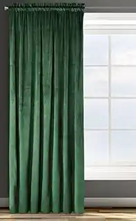 Design 91 zasłona rosa zielona 140x270cm welurowa tunelowa z taśmą i żabkami