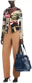 Desigual Plecak 25SAKD02 Granatowy