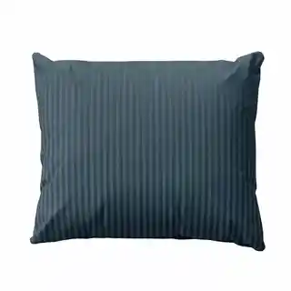 Detexpol Pościel adamaszkowa 160x200 denim granatowa paski 1 cm jednobarwna, kolekcja Pure