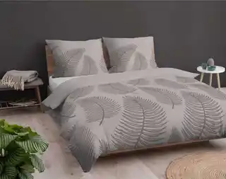 Detexpol Pościel bawełniana 220x200 beżowa liście 4963B Bawełna 84