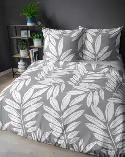 Detexpol Pościel bawełniana 220x200 beżowa liście 4964A Bawełna 84