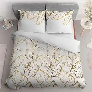 Detexpol Pościel satynowa 140x200 biała żółta 4681 B z jedną poszewką Home Satin 40