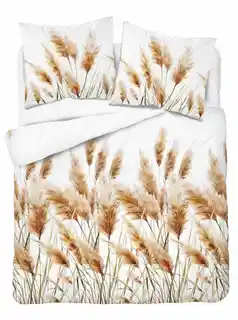 Detexpol Pościel satynowa 160x200 Trawy pampasowe złote 5329 A Home Satin 41