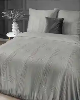 Detexpol Pościel satynowa 220x200 beżowa gemetria 4605 A Home Satin 64