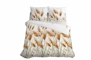 Detexpol Pościel satynowa 220x200 Trawy pampasowe złote 5329 A Home Satin 41