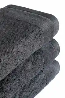 Detexpol Ręcznik bawełniany Vito 50x90 grafitowy frotte 550 g/m2