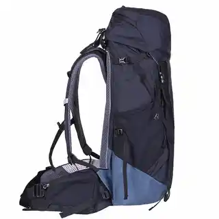 Deuter Plecak trekkingowy Aircontact Lite 50 plus 10, niebieski, system wentylacji, regulowane szelki, wodoodporność