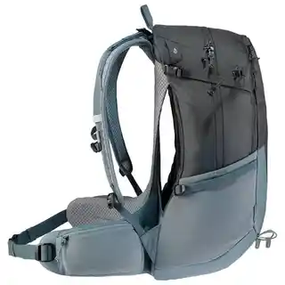 Deuter Plecak Futura 27, grafitowy, lekki, ergonomiczne szelki, system wentylacji, wodoodporna tkanina