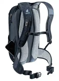 Deuter Plecak rowerowy Race 12, czarny, lekki, wodoodporny, regulowane paski