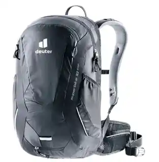 Deuter Plecak Superbike 18 czarny, lekki, wodoodporny, z systemem wentylacji, regulowane paski, odblaskowe elementy