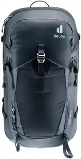 Deuter Trail Pro 33 plecak turystyczny czarno szary, lekki, ergonomiczny, wodoodporny, system nośny Airstripes