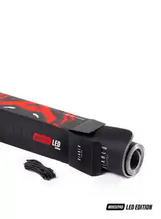 Diablo Chairs podkładka gamingowa LED na biurko, świecąca, antypoślizgowa, rozmiar 900x400mm