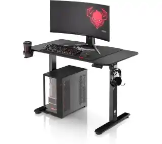 Diablo Chairs X-Tensio 1100 110cm Regulacja wysokości Czarny Biurko gamingowe