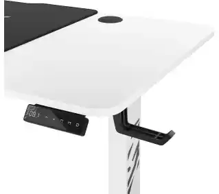 Diablo Chairs X-Tensio 1600 160cm Regulacja wysokości Biały Biurko gamingowe