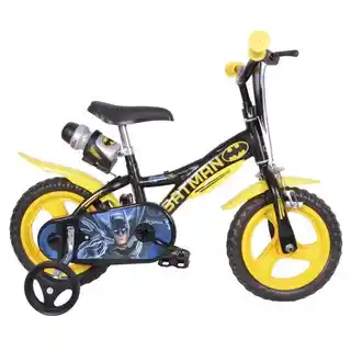 Dino Bikes Rower dziecięcy Batman 12 cali dla chłopca Czarny