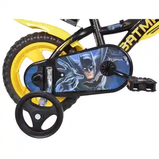 Dino Bikes Rower dziecięcy Batman 12 cali dla chłopca Czarny