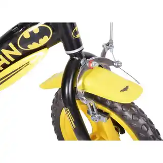 Dino Bikes Rower dziecięcy Batman 12 cali dla chłopca Czarny