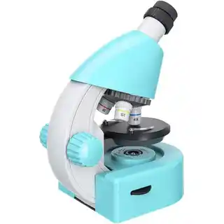 Discovery Mikroskop Micro Marine, powiększenie 40x 400x, z książką edukacyjną, dla początkujących, plastikowa obudowa