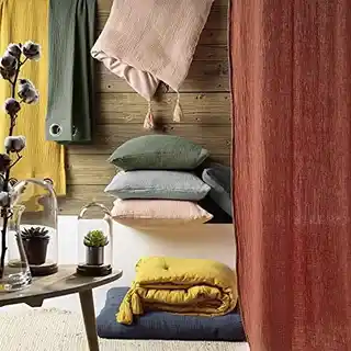 Douceur D interieur Komplet muślinowej pościeli Angelia 240x220 cm