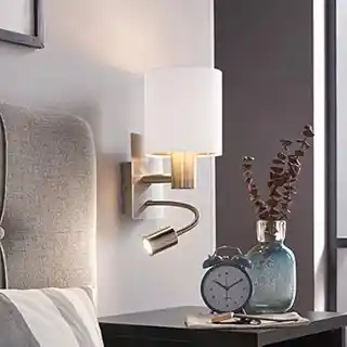 Eglo PASTERI kinkiet z wysięgnikiem LED 3,8W, biały, nowoczesny, model 96484