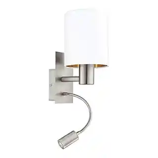 Eglo PASTERI kinkiet z wysięgnikiem LED 3,8W, biały, nowoczesny, model 96484