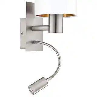 Eglo PASTERI kinkiet z wysięgnikiem LED 3,8W, biały, nowoczesny, model 96484