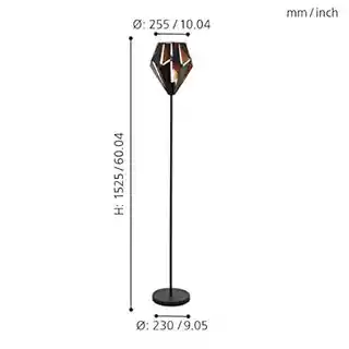 Eglo Lampa podłogowa CARLTON 1 49994