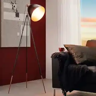 Eglo lampa podłogowa Chester 49386, stalowa, regulowany klosz, nowoczesny design