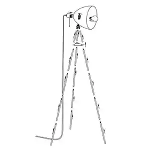 Eglo lampa podłogowa Dundee 49342, stalowa, regulowany klosz, nowoczesny design