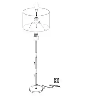 Eglo Lampa podłogowa MASERLO 95173