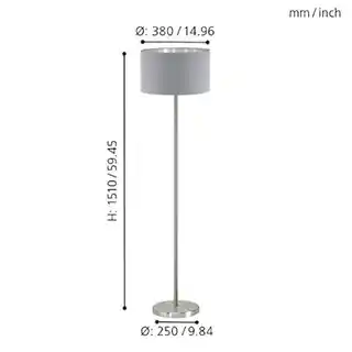 Eglo Lampa podłogowa MASERLO 95173
