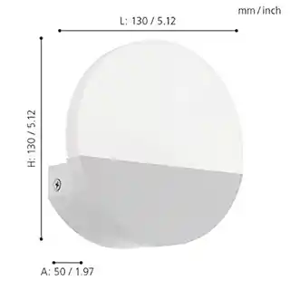 Eglo Lampa ścienna LED 4,5W METRASS 1 96039