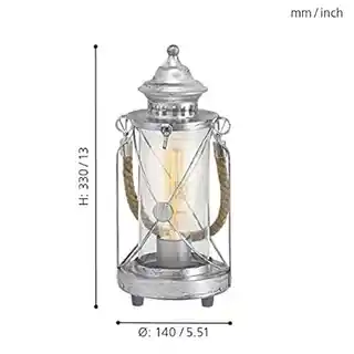 Eglo lampa stolowa Bradford 49284, nowoczesny design, metalowa, srebrny kolor
