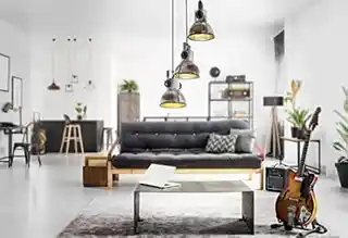 Eglo Lampa wisząca Barnstaple 49647 industrialna, stalowa, regulowana wysokość