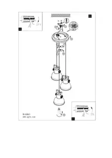 Eglo Lampa wisząca Barnstaple 49647 industrialna, stalowa, regulowana wysokość