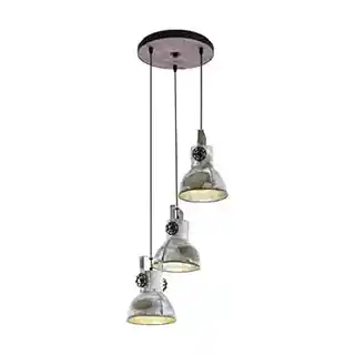 Eglo Lampa wisząca Barnstaple 49647 industrialna, stalowa, regulowana wysokość
