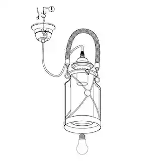 Eglo lampa wisząca Bradford 49213 chrom tekstylne klosze nowoczesny design