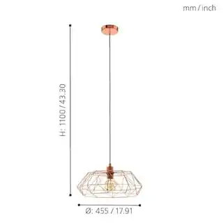 Eglo lampa wisząca Carlton 2 chrom szkło satynowe 49488