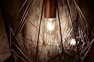 Eglo lampa wisząca Carlton 49258 miedź Ø 31cm styl vintage