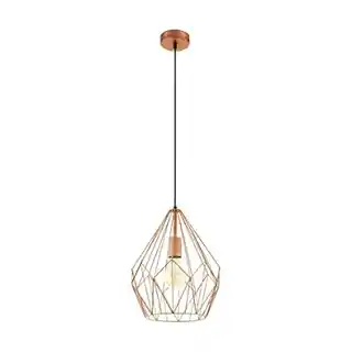Eglo lampa wisząca Carlton 49258 miedź Ø 31cm styl vintage