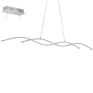 Eglo Lampa wisząca LED 24,5W Lasana 2, chrom, nowoczesny design, model 96104