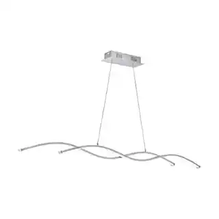 Eglo Lampa wisząca LED 24,5W Lasana 2, chrom, nowoczesny design, model 96104