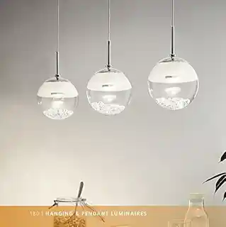 Eglo lampa wisząca LED Montefio 3x5W, biały, nowoczesny design, model 93784