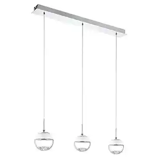 Eglo lampa wisząca LED Montefio 3x5W, biały, nowoczesny design, model 93784